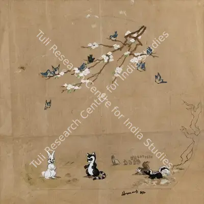 M.F. Husain (Artist), Untitled, 1942, Painting