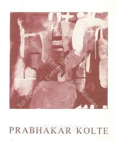 Prabhakar Kolte (Artist), Prabhakar Kolte, 1983, Solo Exhibition Invitation