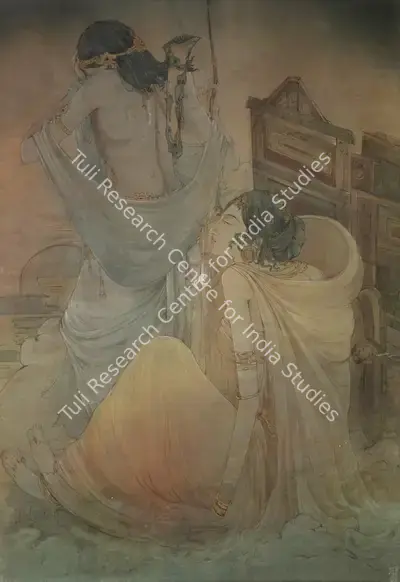 Ramgopal Vijaiwargiya (Artist), Untitled, 1945, Painting