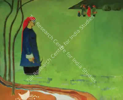 B.C. Sanyal (Artist), Untitled, 1970, Painting