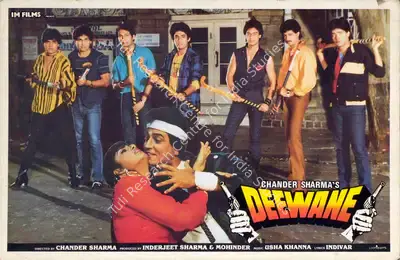Inderjeet Sharma (Producer), Deewane, 1991, Lobby Card
