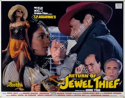 Kamalakar Rao (Cinematographer), Return Of Jewel Thief, 1996, Lobby Card