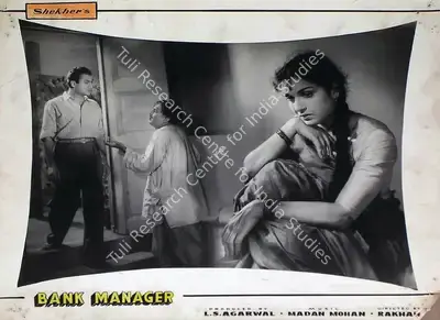 L.S. Agarwal (Producer), Bank Manager, 1959, Lobby Card