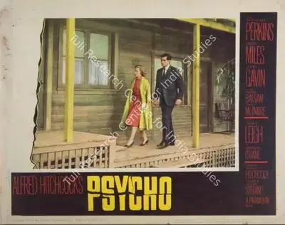 Alfred Hitchcock (Producer), Psycho, 1960, Lobby Card