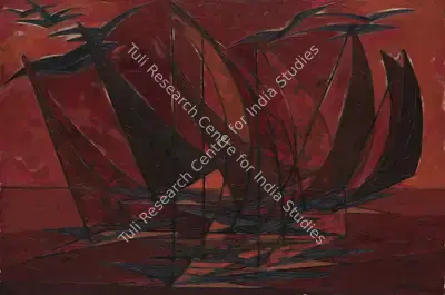 Jehangir Sabavala (Artist), Incarnadine, 1960, Painting
