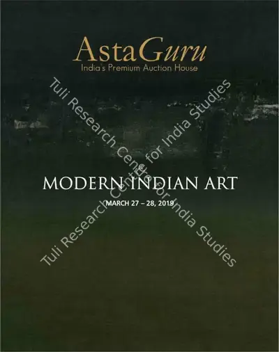 Asta Guru (Auction House), Modern Indian Art, 2019, Auction Catalogue