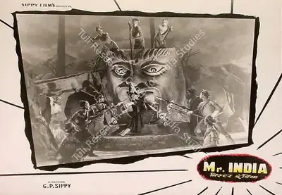 Roque M. Layton (Cinematographer), Mr India, 1961, Lobby Card