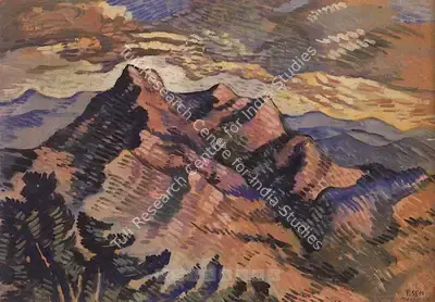 Paritosh Sen (Artist), Mussoorie, 1946, Painting