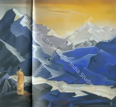 Nicholas Roerich (Artist), Monk In The Himalaya Series, Painting
