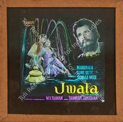 M.Venkat Raman (Producer), Jwala, 1971, Glass Slide