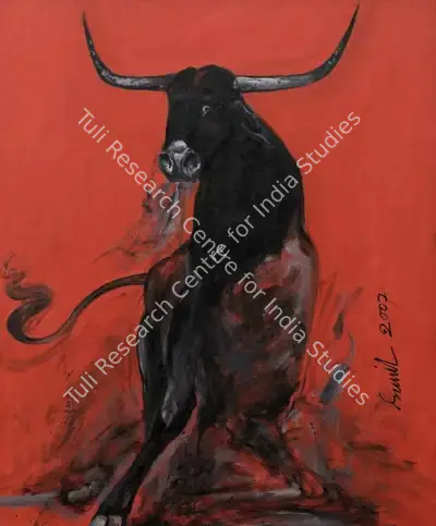Das, Sunil (Artist). Untitled, 2007 | Painting, Sa.Onl/18.01.23, 2023 · Saffronart