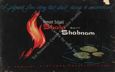 Ramesh Saigal (Producer), Shola Aur Shabnam, 1961, Song-Synopsis Booklet