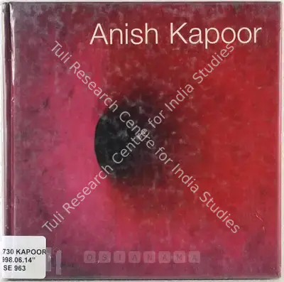 Anish Kapoor (Artist), Anish Kapoor, 1998, Solo Exhibition Catalogue