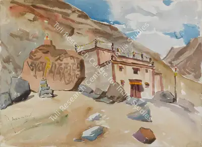 Kanwal Krishna (Artist), Untitled (West Tibet), Painting