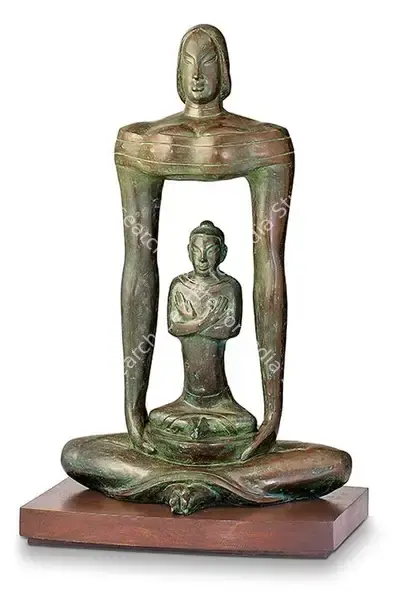 Asish Kumar Das (Artist), Mother & Child , 2018, Sculpture