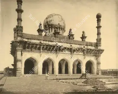 Studio Clifton & Co. (Photographic Studio), Ibrahim Roza Mosque. Bijapur, 1900, Antiquarian Photograph