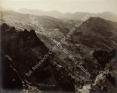 Randolph Bezzant Holmes (Photographer), Khargali Ridge and Bagh, Antiquarian Photograph