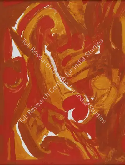 S.H. Raza (Artist), Heart, 1972, Painting