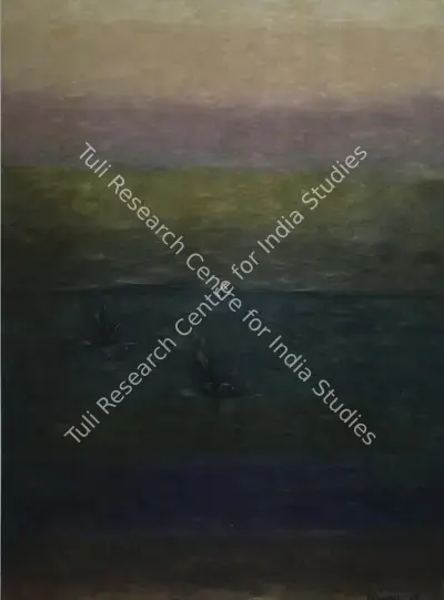 Jehangir Sabavala (Artist), In The Ambush Of A Calm, 1966, Painting