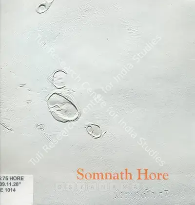 Somnath Hore (Artist), Somnath Hore, 2009, Solo Exhibition Catalogue