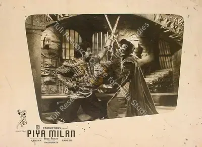 Raghunath (Director), Piya Milan, 1958, Lobby Card
