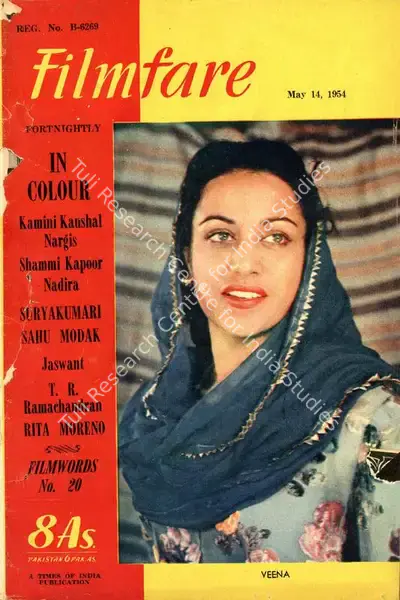 J.C. Jain (Editor), Filmfare, 1954, Magazine