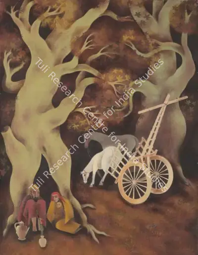 A.A. Raiba (Artist), Untitled, Painting