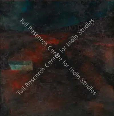 Akbar Padamsee (Artist), Landscape, 1965, Painting