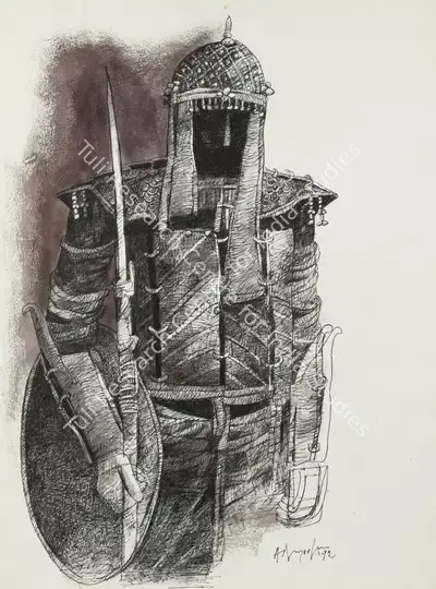 K.M. Adimoolam (Artist), Untitled, 1992, Painting