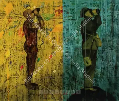 Iranna, G.R. (Artist). The Day Before, 2004 | Painting, Sa.Onl/07.09.06, 2006 · Saffronart