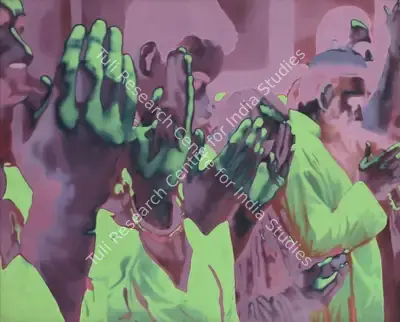T.V. Santhosh (Artist), Across an Unresolved Story, 2004, Painting