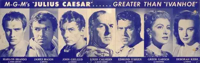 Joseph L. Mankiewicz (Director), Julius Caesar, 1953, Handbill