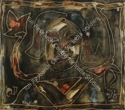 Jogen Chowdhury (Artist), Untitled, 1965, Painting