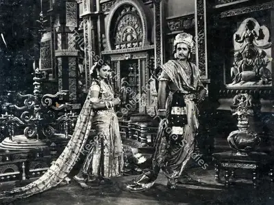 Shanker Bhatt (Producer), Vikramaditya, 1945, Photographic Still