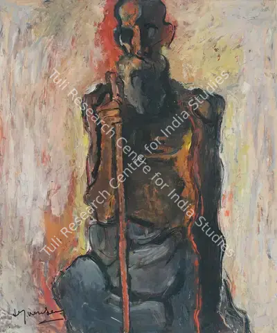 L. Munuswamy (Artist), Untitled, 1965, Painting