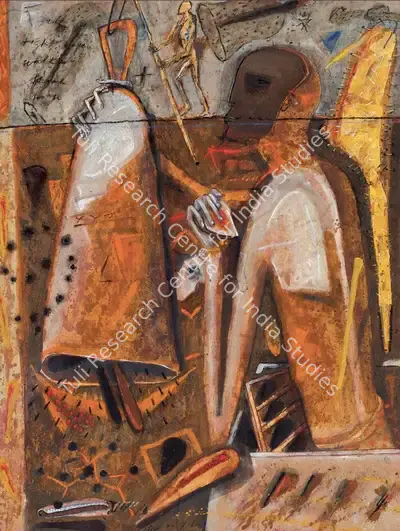 Rajan Krishnan (Artist), Trespassing, 2006, Painting