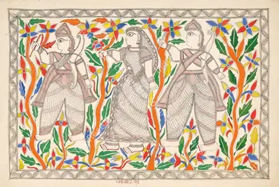 Durga Devi (Artist), Jungle Mein, Painting