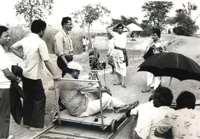 Nemai Ghosh (Still Photographer), Hirak Rajar Deshe, 1980, Working Still