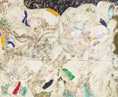 P. Khemraj (Artist), Untitled, 1996, Painting