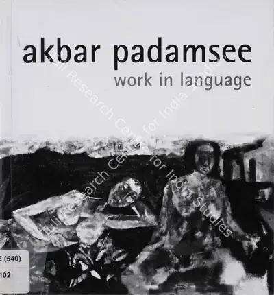 Bhanumati Padamsee (Editor), Akbar Padamsee, 2010, Edited Book