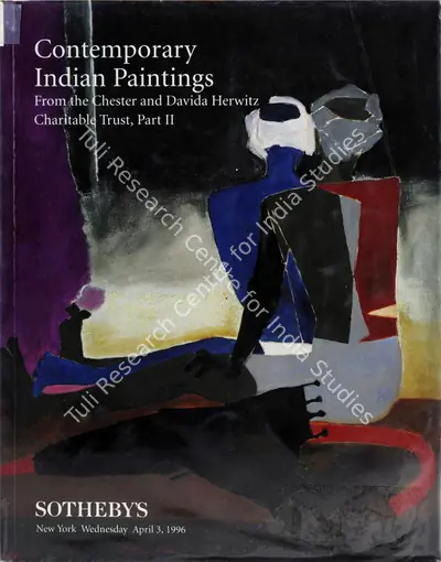 Sotheby's (Auction House), Contemporary Indian Paintings, 1996, Auction Catalogue