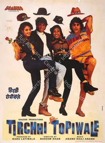 Babu Latiwala (Producer), Tirchhi Topiwale, 1998, Full Sheet Poster