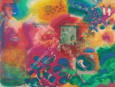 G.M. Sheikh (Artist), Art History and Art - 2, 1993, Painting