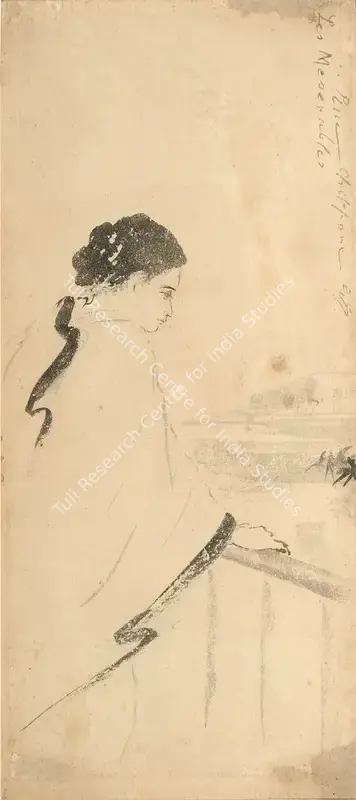 Gaganendranath Tagore (Artist), Les Miserables, 1919, Drawing