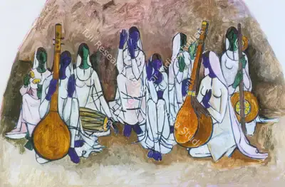 B. Prabha (Artist), Untitled, 1969, Painting