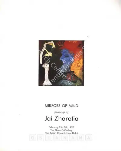 Jai Zharotia (Artist), Mirrors of Mind, 1998, Solo Exhibition Catalogue