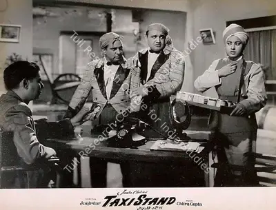 Gajanan Jagirdar (Director), Taxi Stand, 1958, Lobby Card