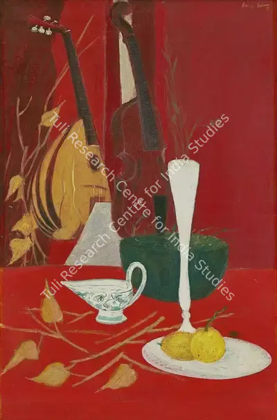 Sakti Burman (Artist), Still Life, 1958, Painting
