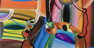 Bose Krishnamachari (Artist), Stretched Bodies, Painting