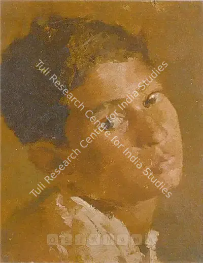 Anonymous (Artist), Portrait Of A Young Boy, 1950, Painting